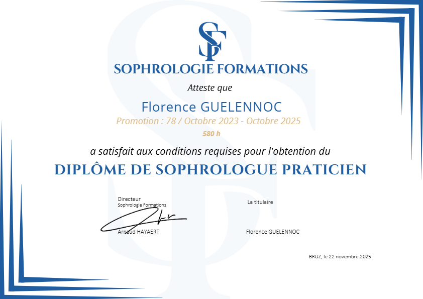 photo diplome Florence GUELENNOC