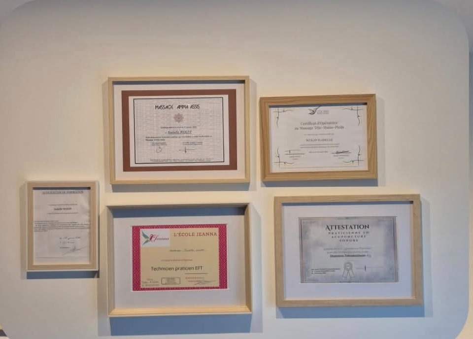 photo diplome Isabelle Wolff