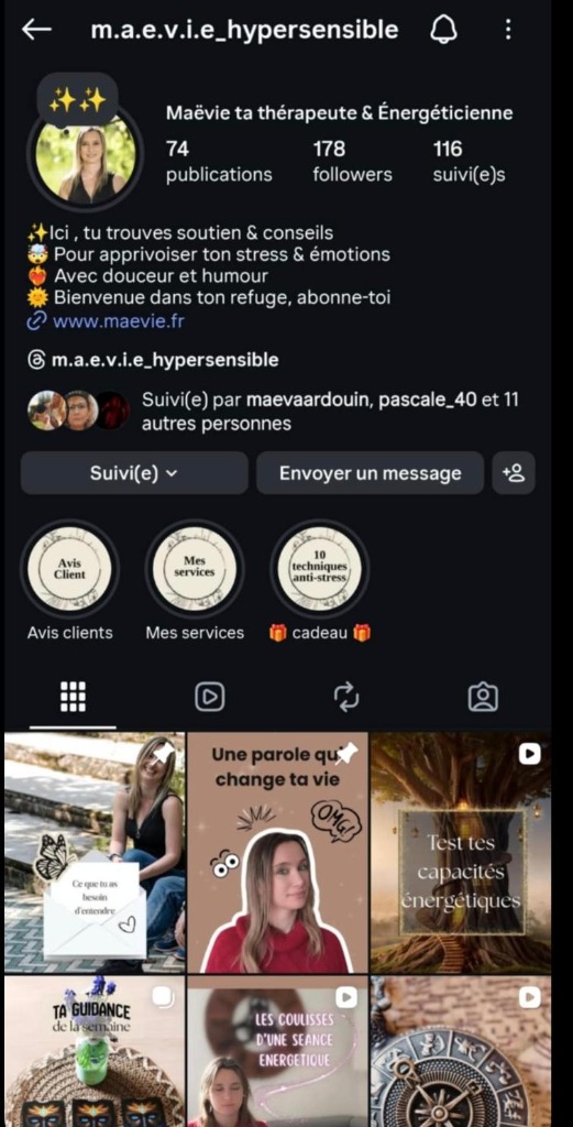 photo diplome Maëvie Thérapeute Energéticienne
