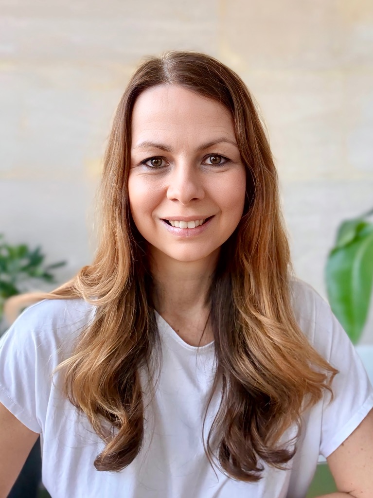 photo portrait J’aime le yoga