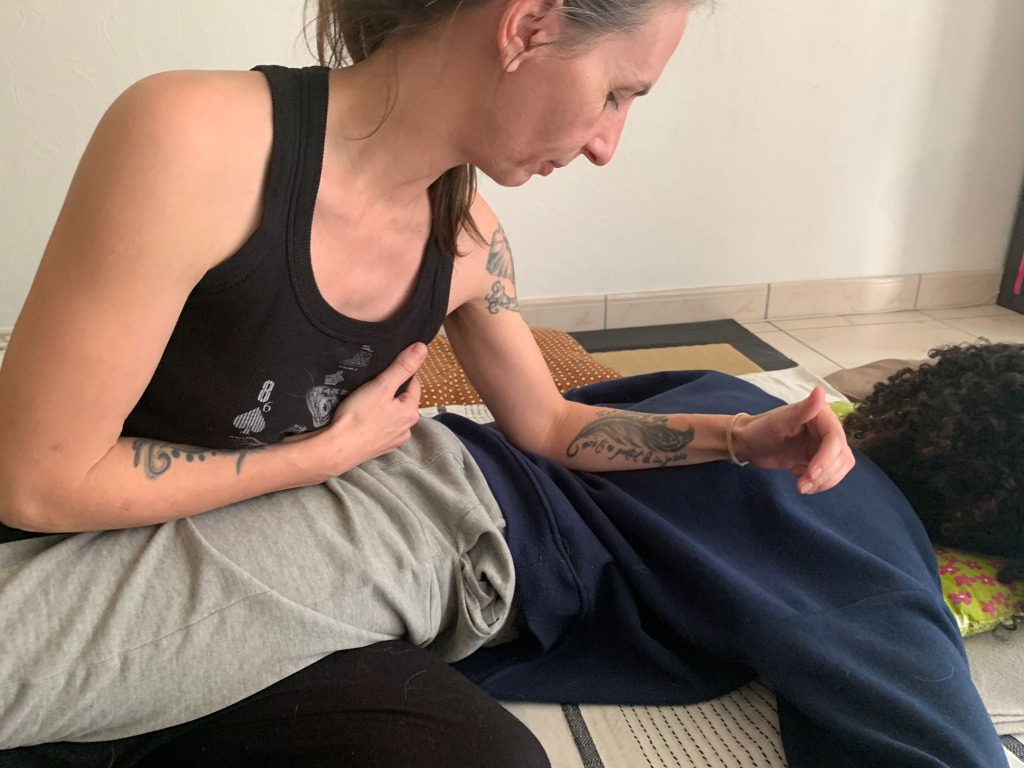 photo seance Sandrine Vallegeas A l’écoute de Soi