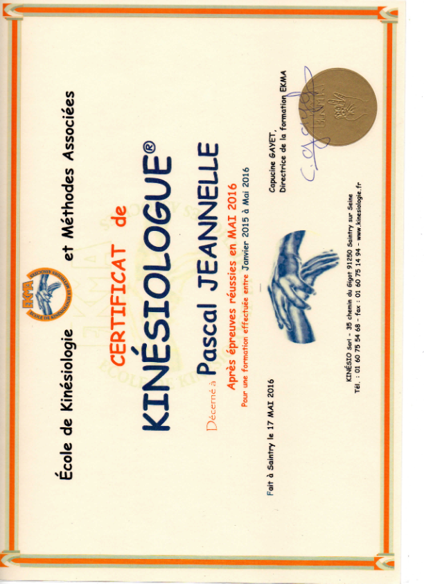 photo diplome Pascal JEANNELLE