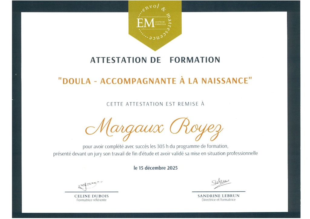 photo diplome Margaux Royez 