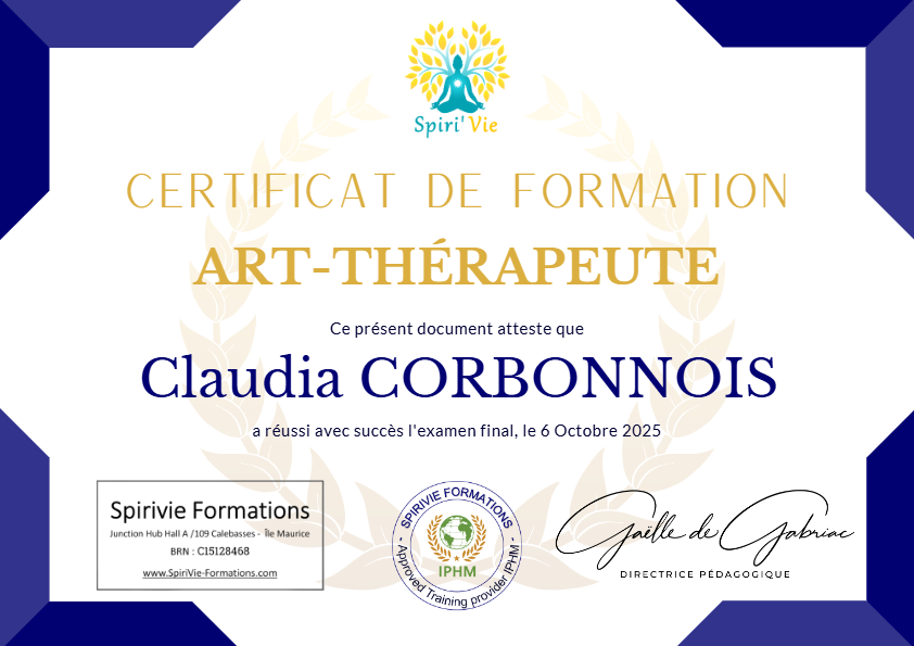 photo diplome Claudia CORBONNOIS