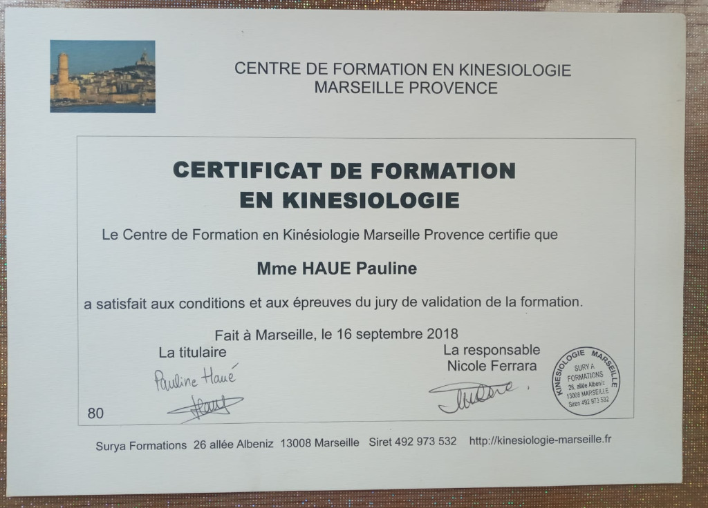 photo diplome Pauline Haué