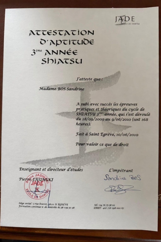 photo diplome Sandrine Escolano