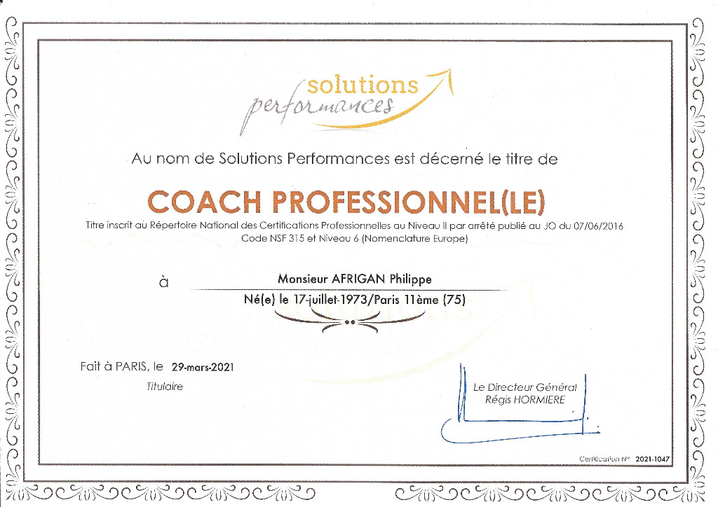 photo diplome Coaching - Soins Reiki - Montmorency