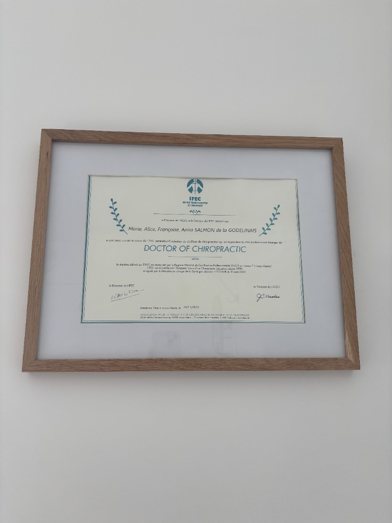 photo diplome Marie de La Godelinais