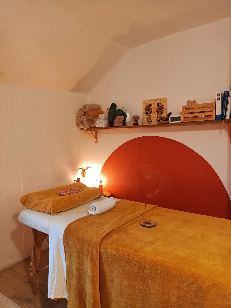 photo seance Aura Réflexologie 