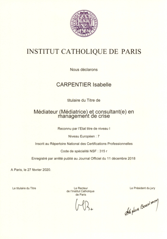 photo diplome CONVERGENCE