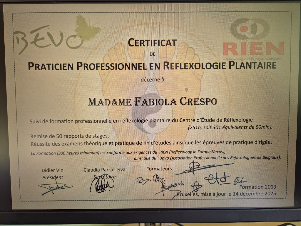 photo diplome Fabiola Crespo