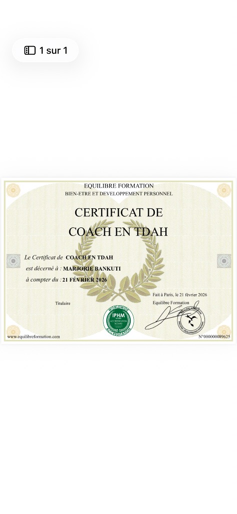 photo diplome Marjorie Bankuti