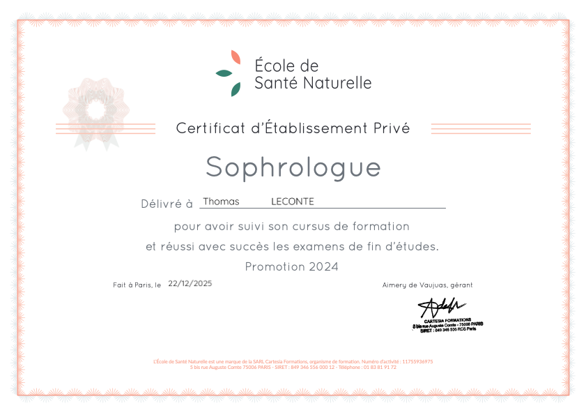 photo diplome Thomas Leconte