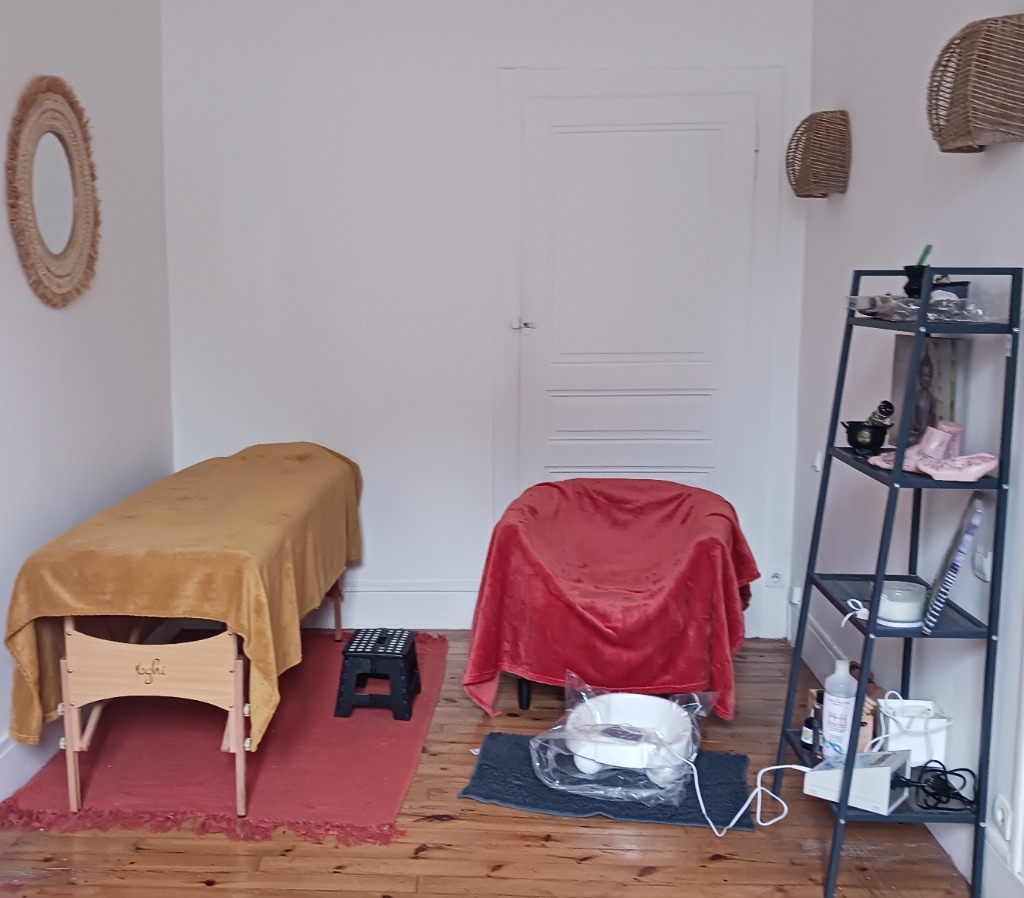 photo seance Ghislaine Reflexologie 