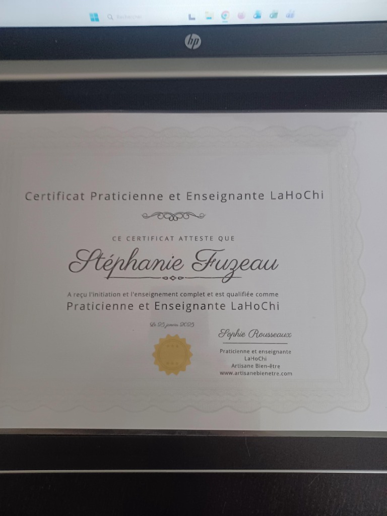 photo diplome Stephanie FUZEAU