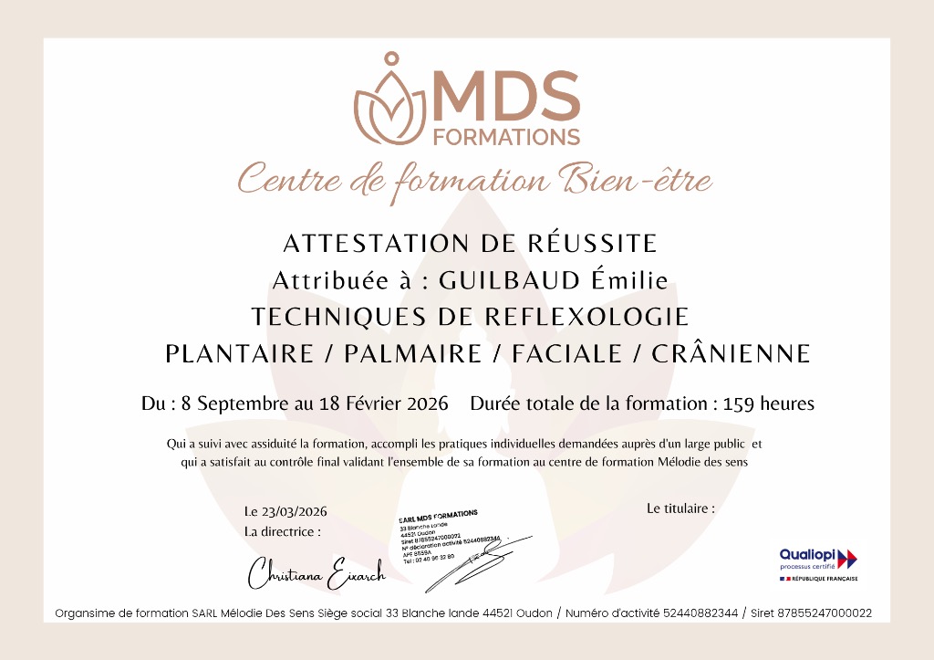 photo diplome Guilbaud Émilie