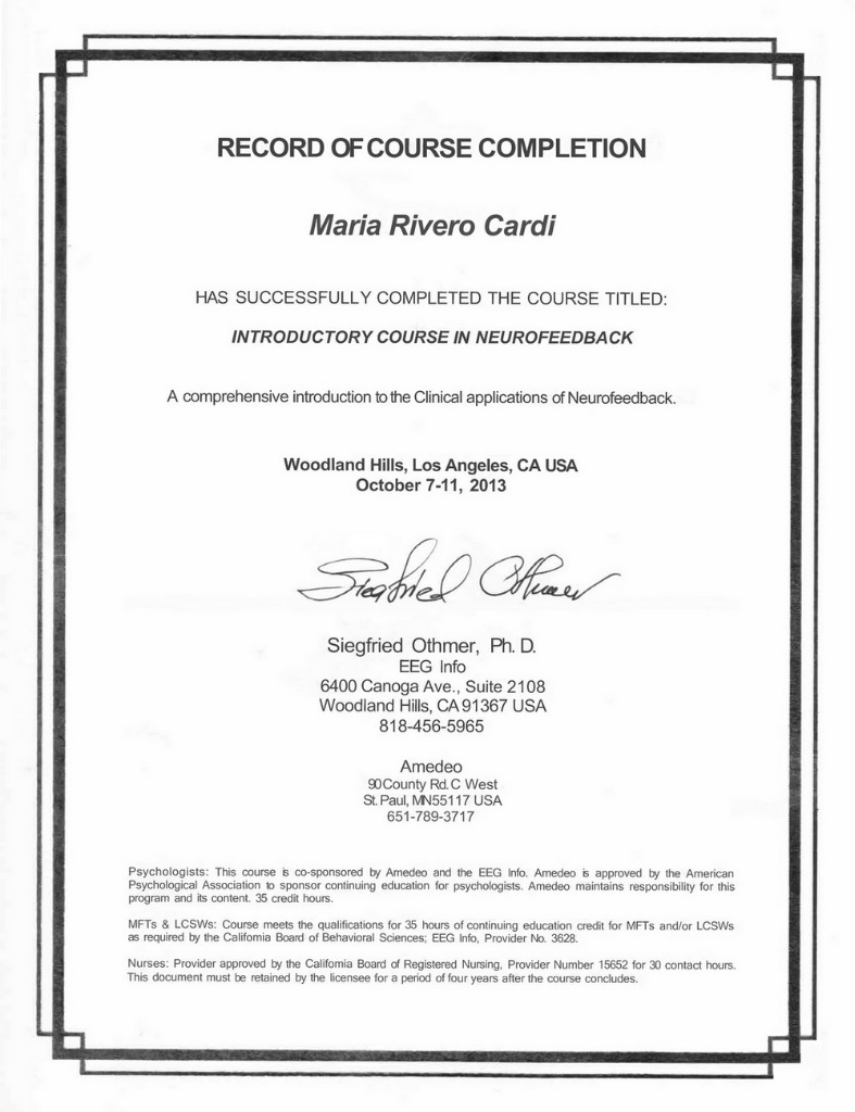 photo activite Dr Maria RIVERO CARDI - Neurofeedback Plélan