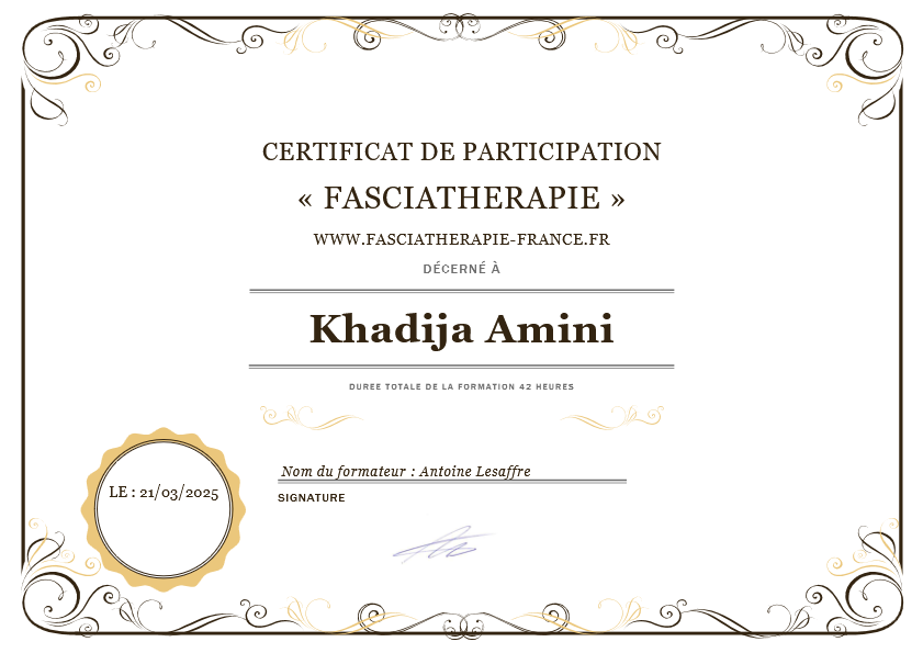 photo diplome Amini khadija