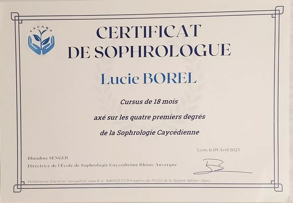 photo seance Lucie borel