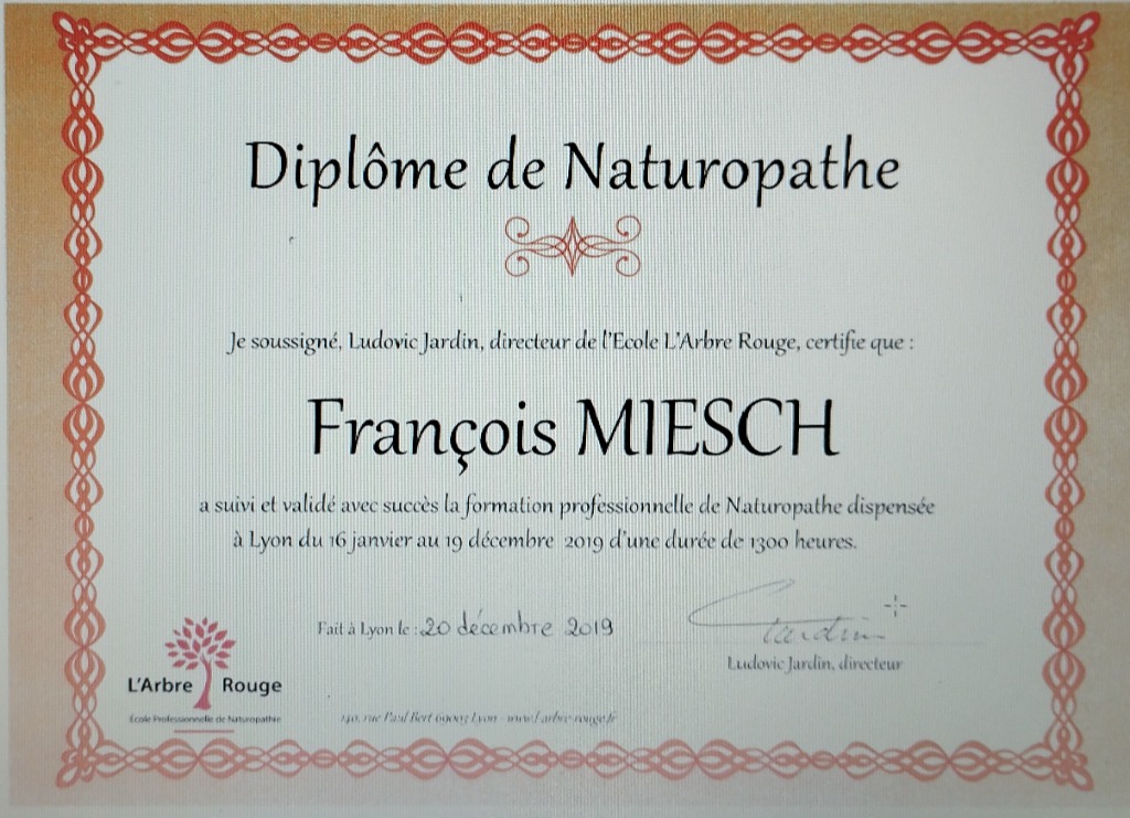 photo diplome Francois Miesch