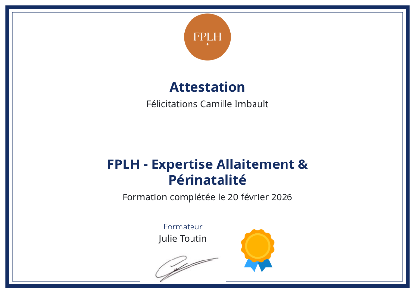 photo diplome Camille Imbault 