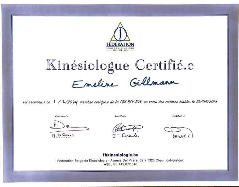 photo diplome Emeline Gillmann