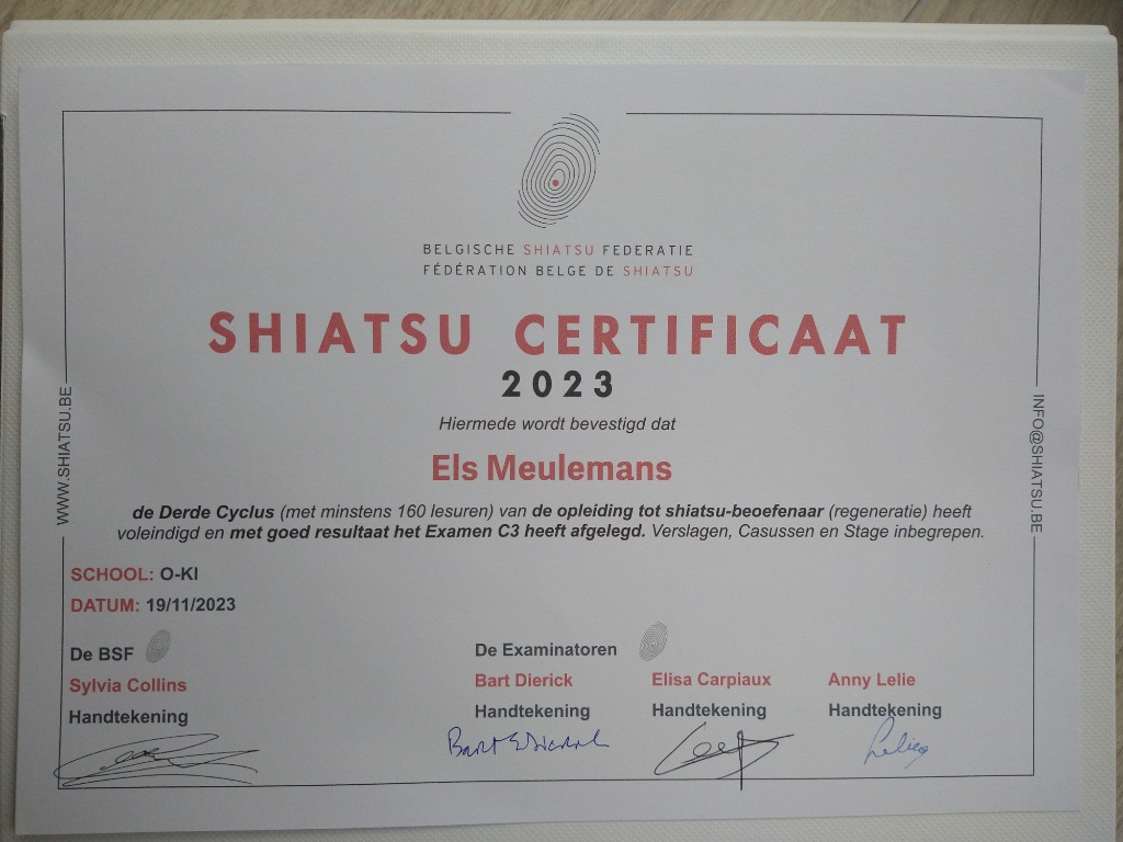 photo diplome Els Meulemans