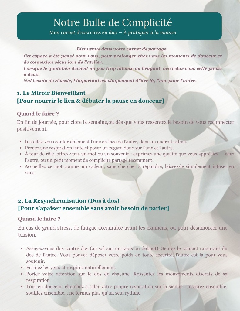 photo activite Serenity Sophrologie 