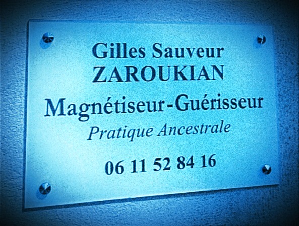 photo diplome Gilles Sauveur Zaroukian Magnétiseur Guérisseur