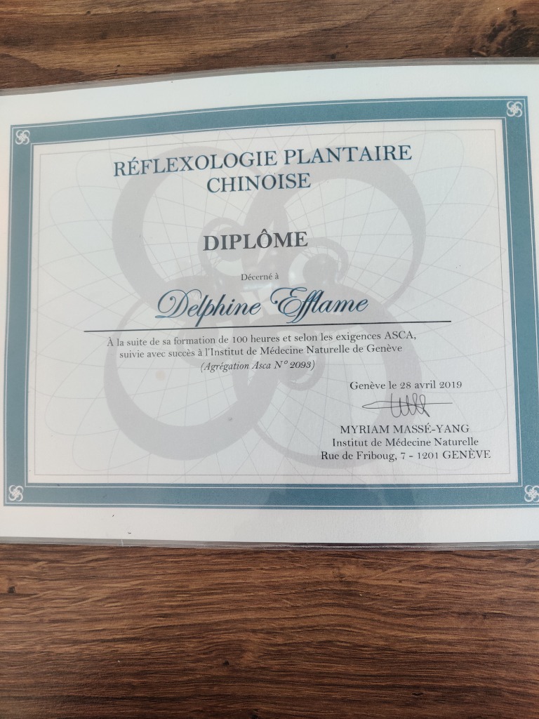 photo diplome Delphine Efflame