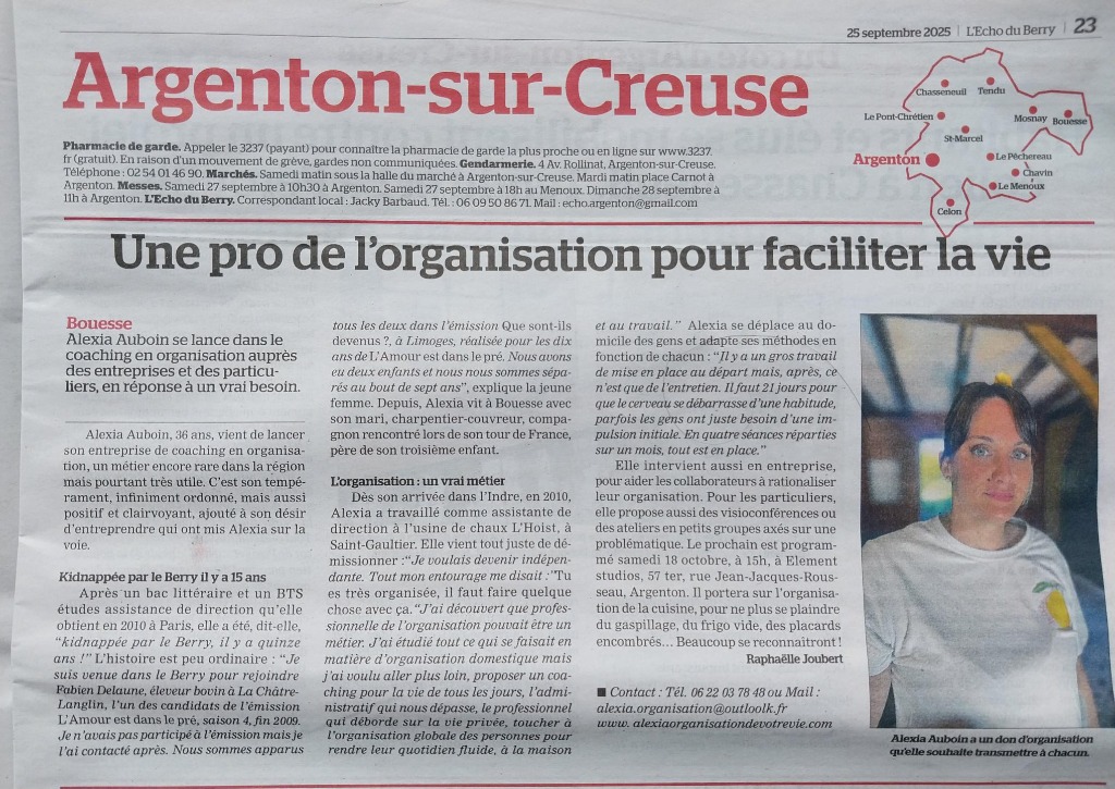 photo diplome Alexia, Organisatrice de votre vie