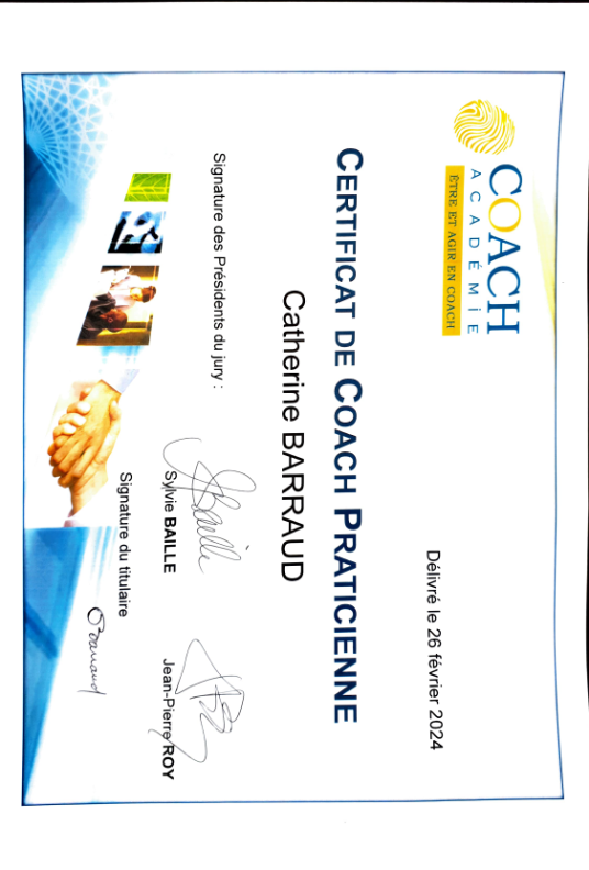 photo diplome Catherine BARRAUD