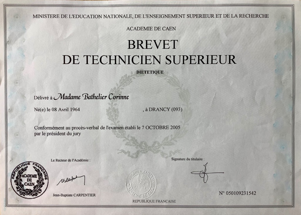 photo diplome Corinne Roland 