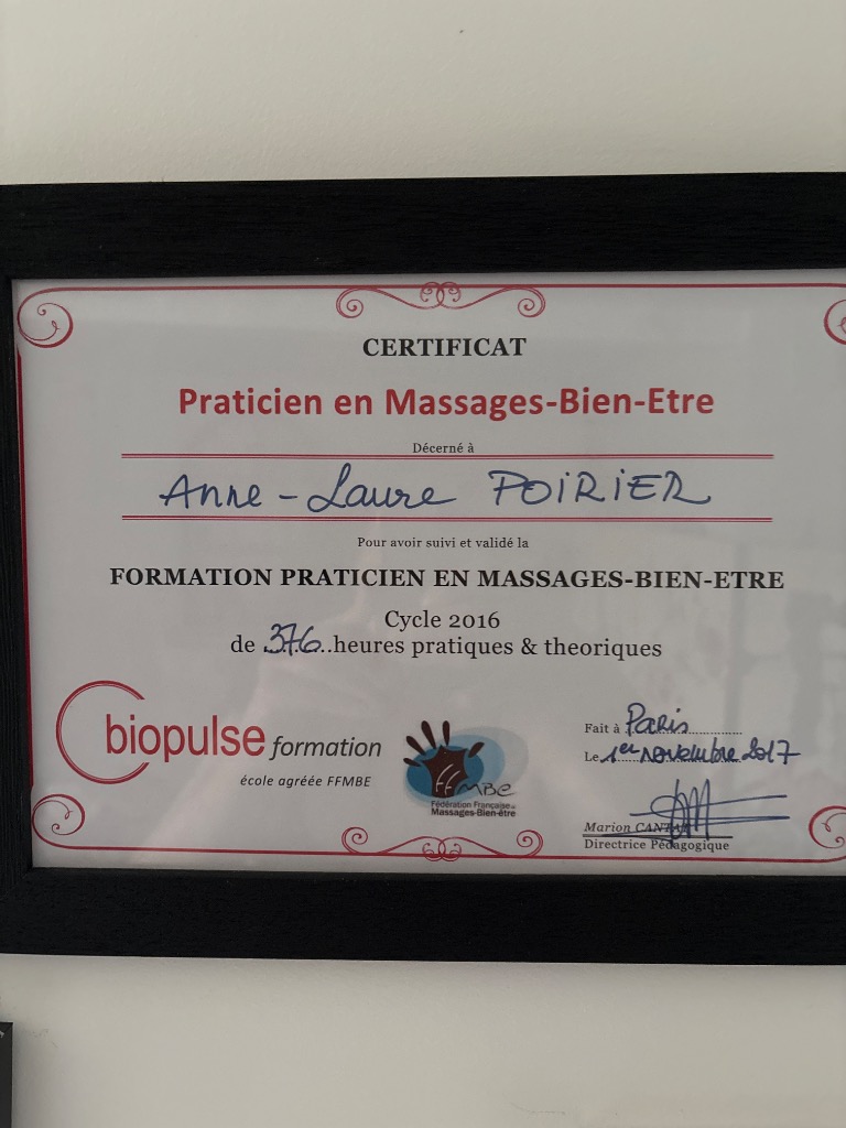 photo diplome Massage ankaa