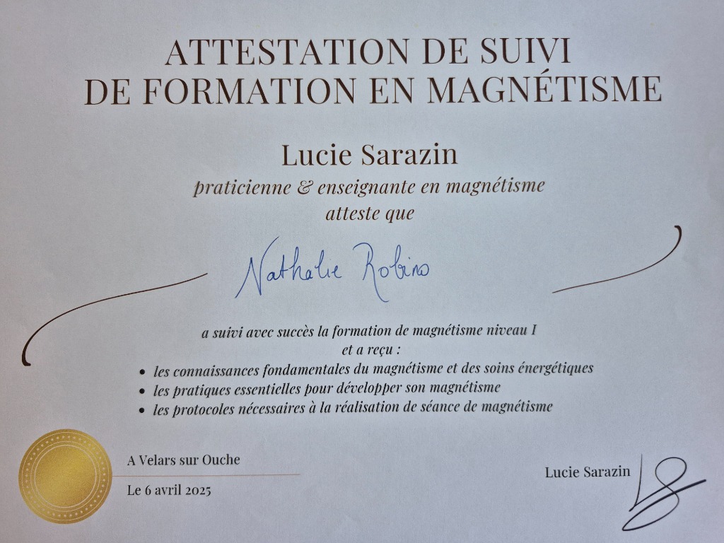 photo diplome Nathalie Robino