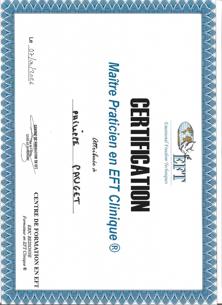 photo diplome Philippe PAUGET