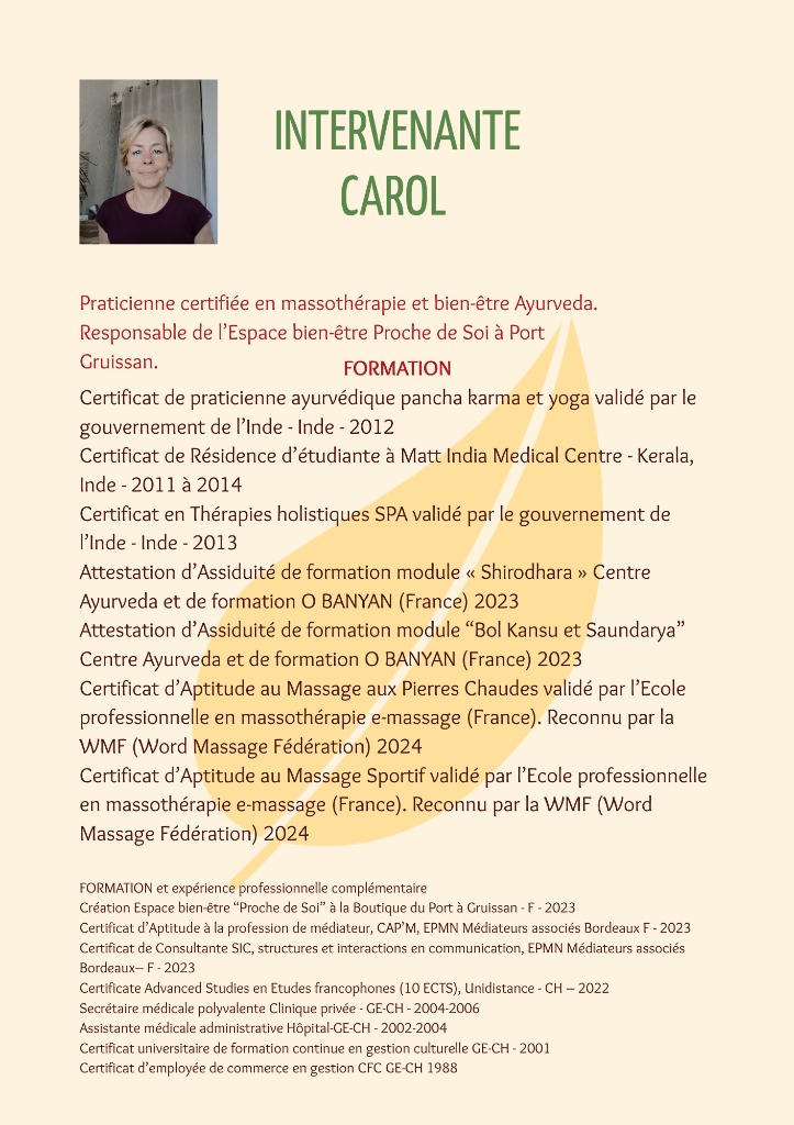 photo diplome Carol Disch