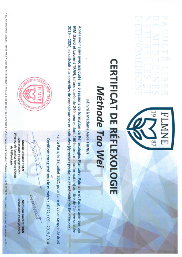 photo diplome AUDE PALMIERI