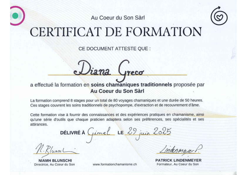 photo diplome Diana Greco