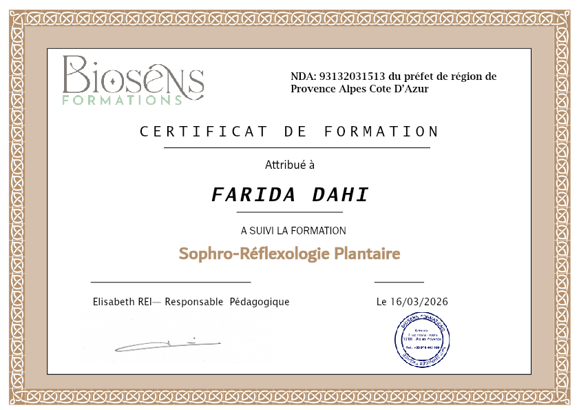 photo diplome Un nuage de bien être 