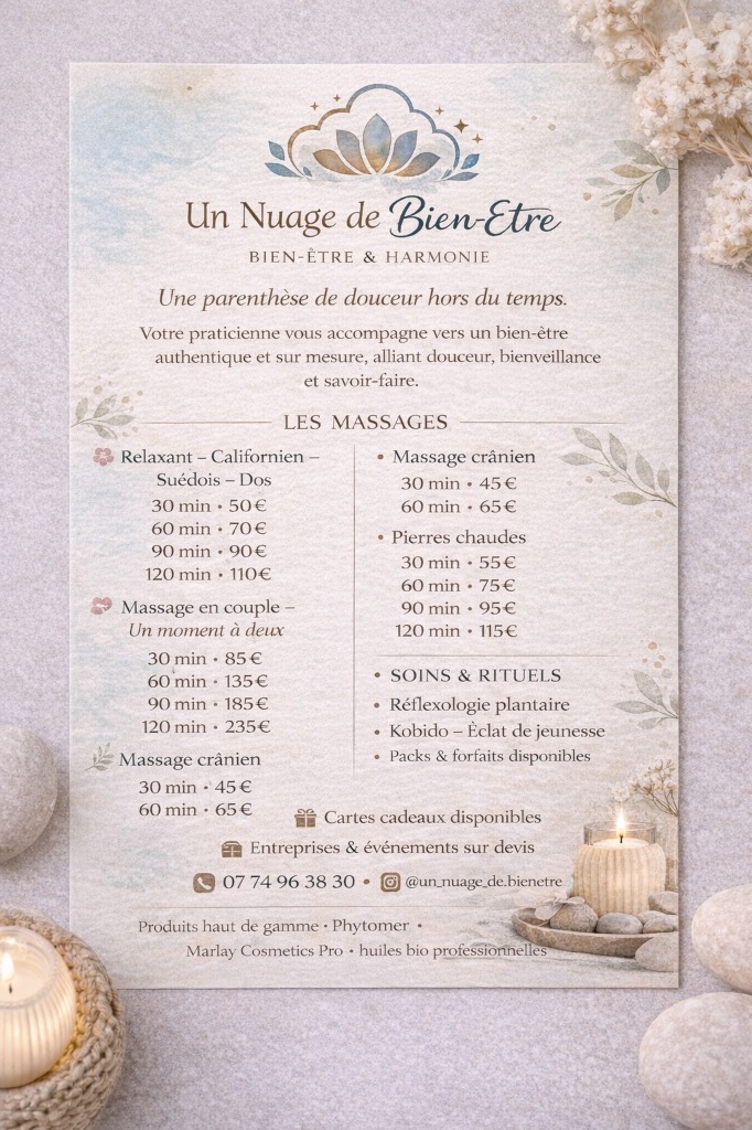 photo seance Un nuage de bien être 