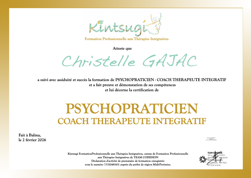 photo diplome Christelle Gajac