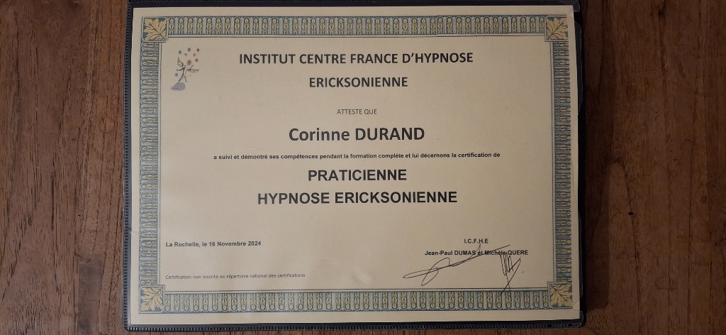 photo diplome Corinne Durand 
