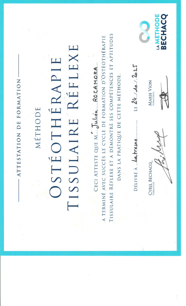 photo diplome Julien Rocamora