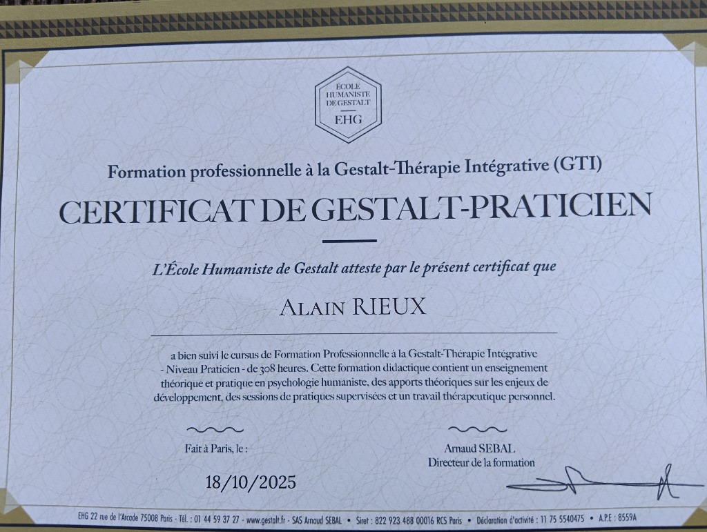 photo diplome Alain Rieux