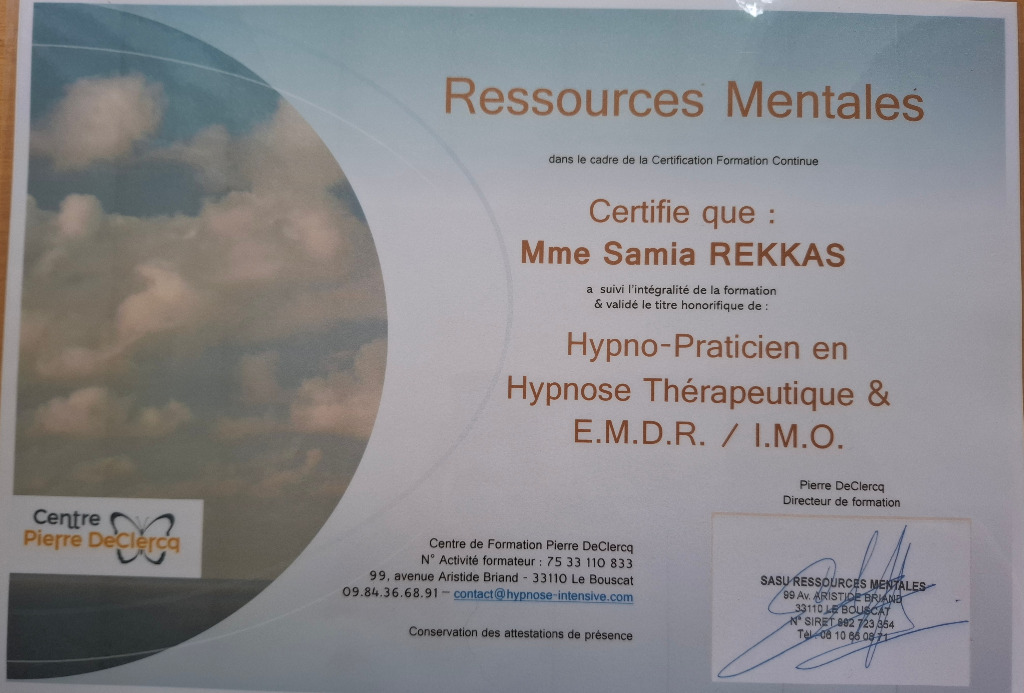 photo diplome Samia Rekkas