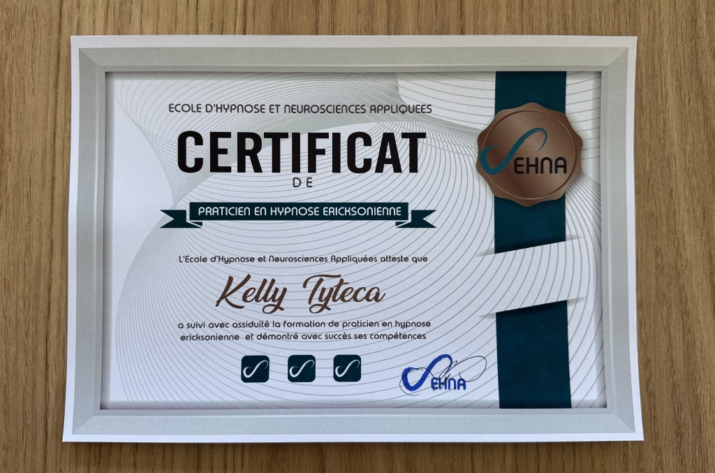 photo diplome Kelly Tyteca 