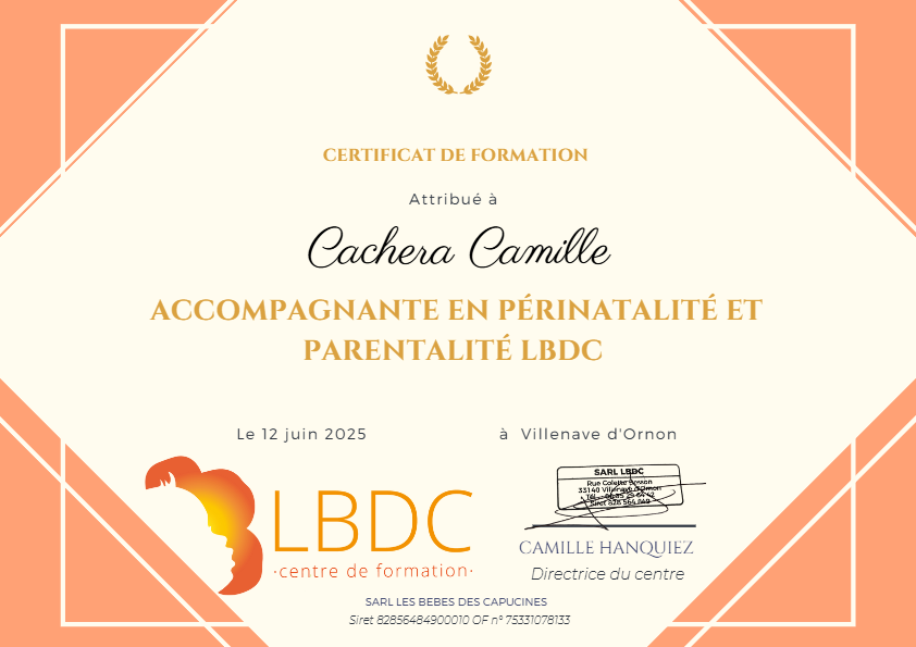 photo diplome Mama Waves - Camille Cachera