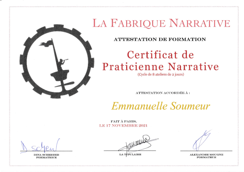 photo diplome Emmanuelle SOUMEUR