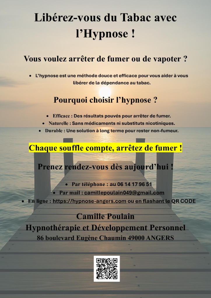 photo activite Camille Poulain Hypnose Thérapies Brèves